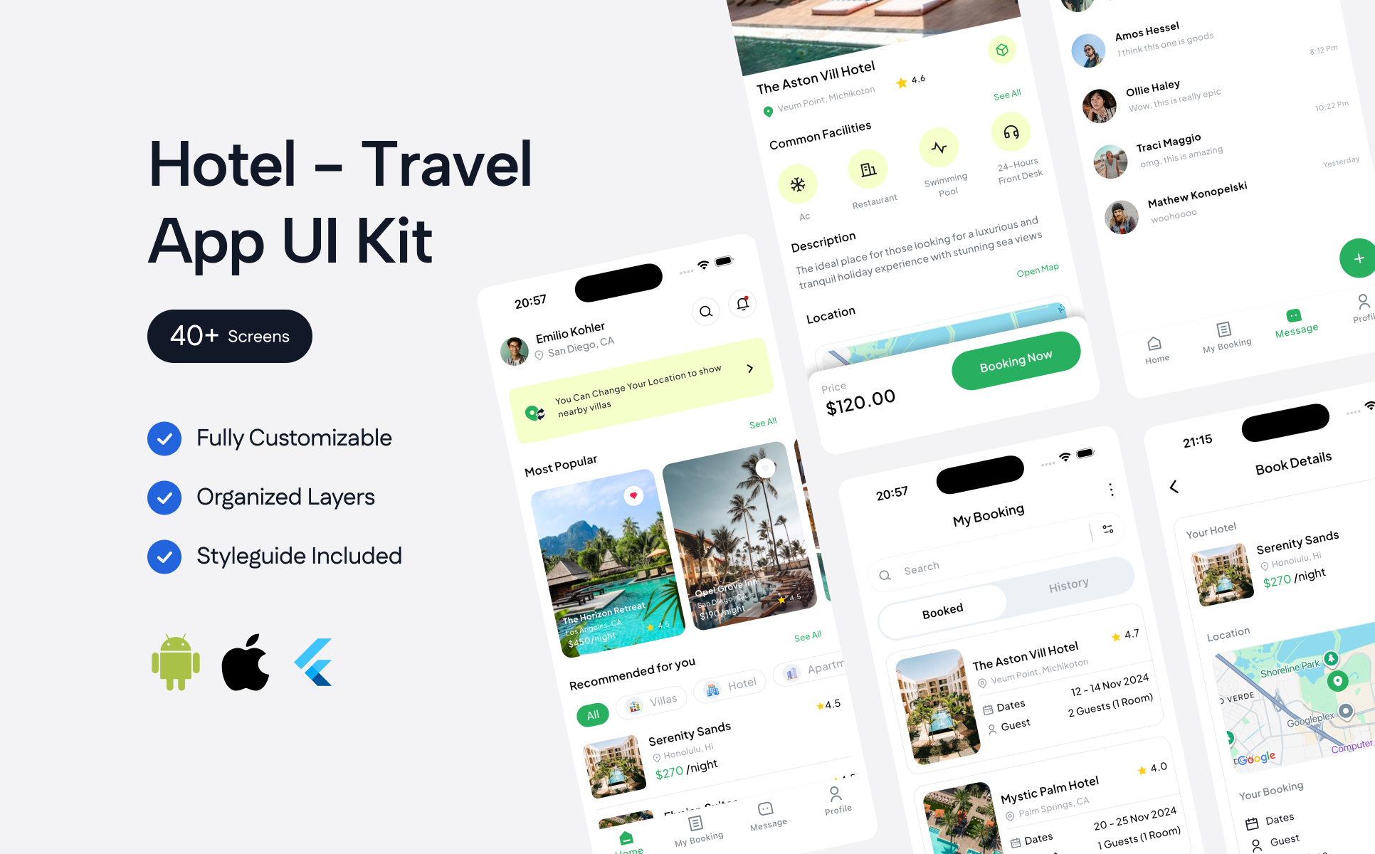 Hotel Booking - UI Kit